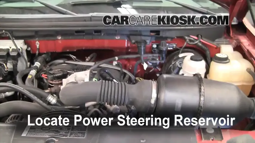 2007 Ford F-150 XL 4.2L V6 Standard Cab Pickup (2 Door) Power Steering Fluid Check Fluid Level
